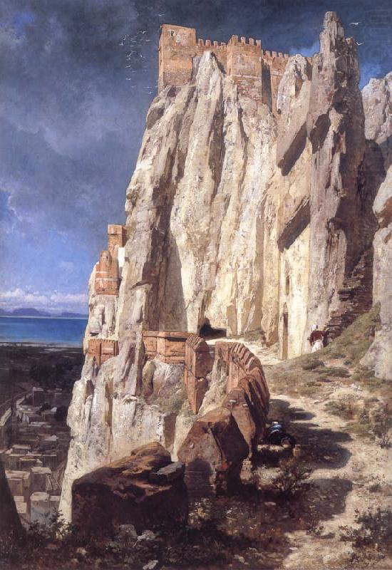 Jean-Paul Laurens Vann-s Rock china oil painting image